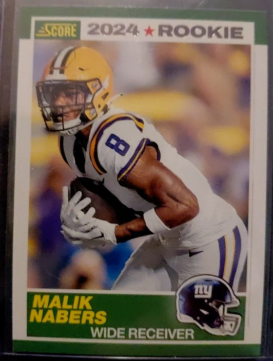 2024 Panini Score #5 Malik Nabers — front
