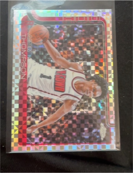 2025-26 Topps Chrome #17 Amen Thompson — front