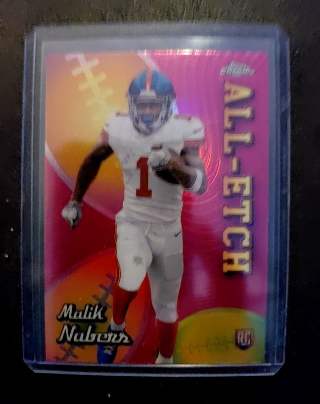 2024 Topps Chrome #CAE-MN Malik Nabers All-Etch — front