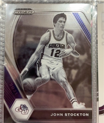 2021 Panini Prizm Draft Picks #87 John Stockton — front