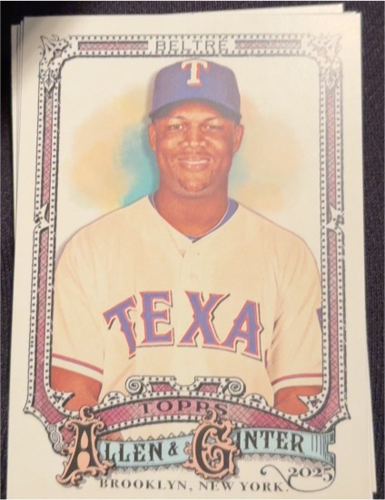 2025 Topps Allen & Ginter #323 Adrian Beltre — front