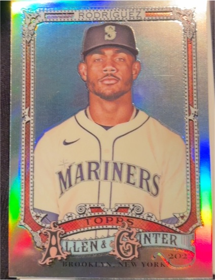 2025 Topps Allen & Ginter #70 Julio Rodriguez Chrome — front