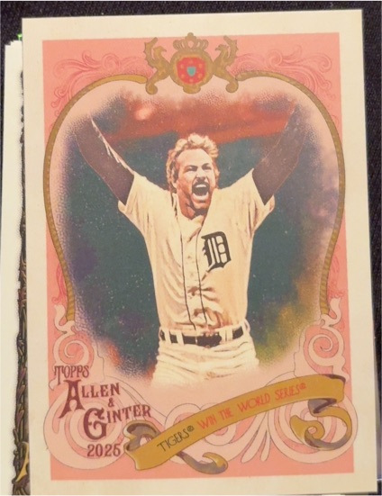 2025 Topps Allen & Ginter #SV-31 Kirk Gibson Sweet Victory — front