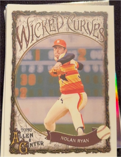 2025 Topps Allen & Ginter #WC-3 Nolan Ryan Wicked Curves — front