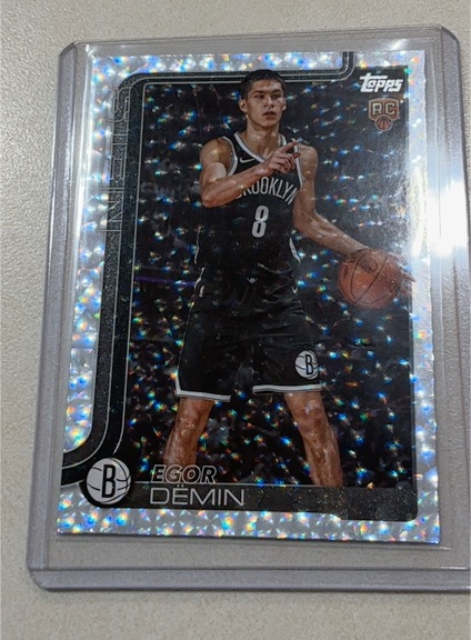 2025-26 Topps #208 Egor Demin — front