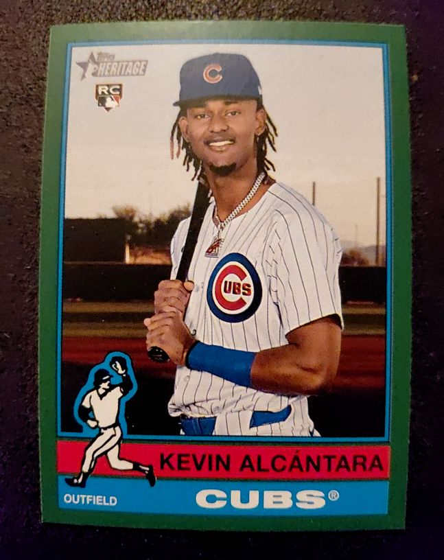 2025 Topps Heritage #353 Kevin Alcántara — front