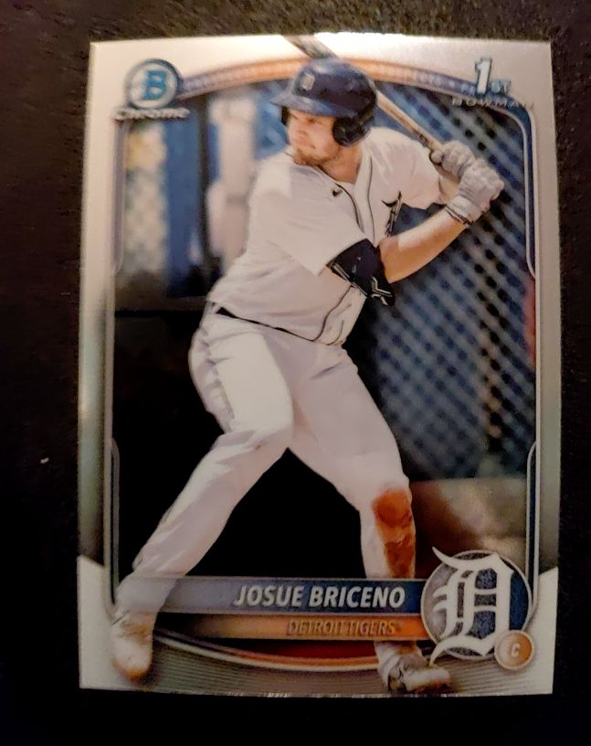 2025 Bowman Chrome #BCP-13 Josue Briceno — front