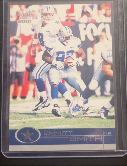 2001 Pacific #125 Emmitt Smith Dallas Cowboys — front