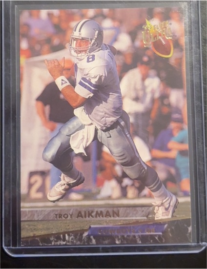 1993 Fleer Ultra #85 Troy Aikman — front