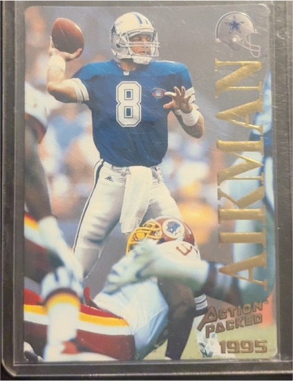1995 Action Packed #20 Troy Aikman — front