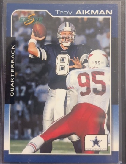 2000 Score #52 Troy Aikman Dallas Cowboys — front