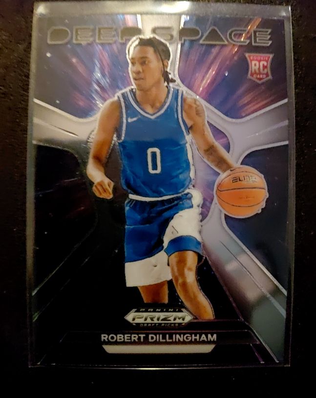 2024 Panini Prizm Draft Picks #16 Robert Dillingham Deep Space Silver Prizm RC — front