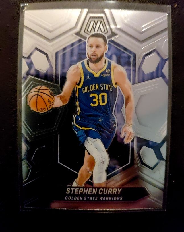 2023-24 Panini Mosaic #3 Stephen Curry — front