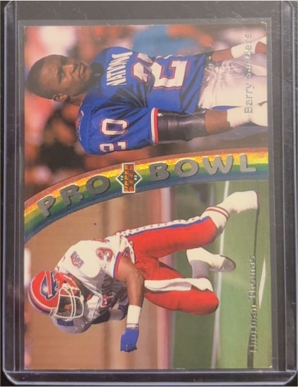1992 Upper Deck Pro Bowl #PB5 Barry Sanders / Thurman Thomas — front