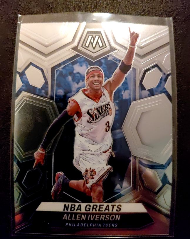 2023-24 Panini Mosaic #300 Allen Iverson NBA Greats — front