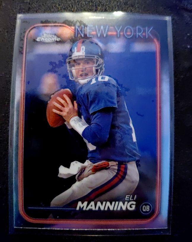 2024 Topps Chrome #138 Eli Manning — front