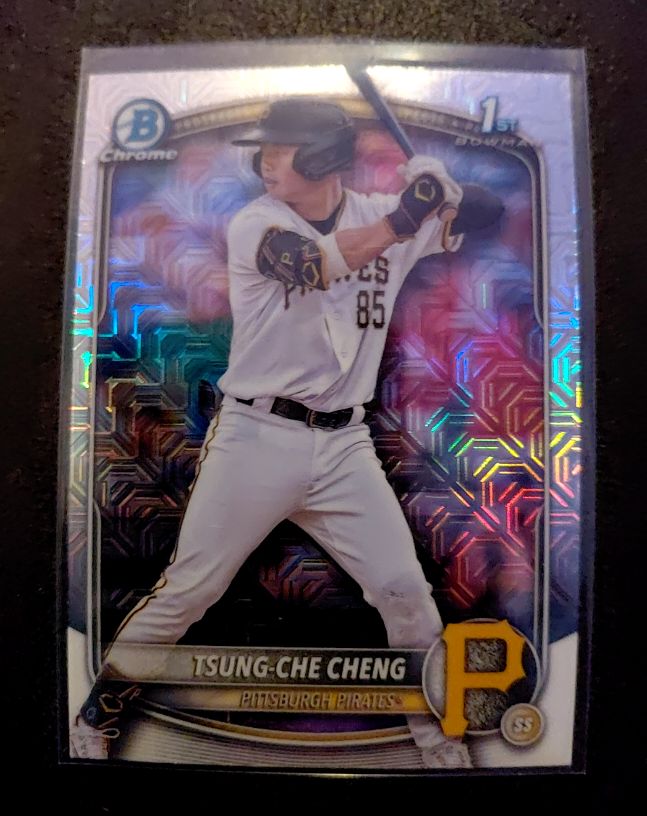 2025 Bowman Chrome #BCP-95 Tsung-Che Cheng — front