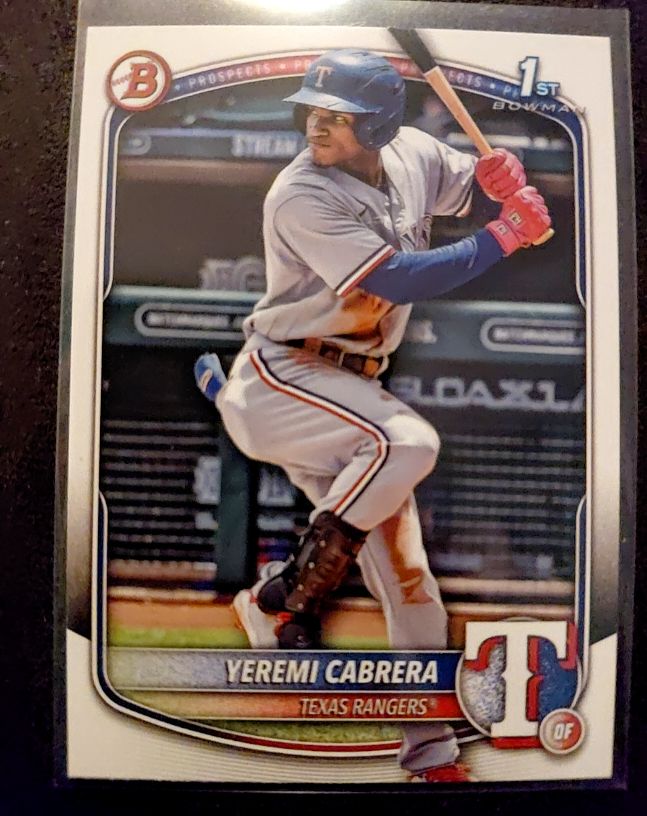 2025 Bowman #BP-146 Yeremi Cabrera — front