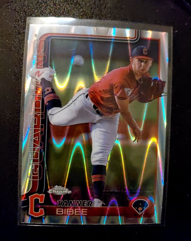 2025 Topps Chrome #236 Tanner Bibee — front