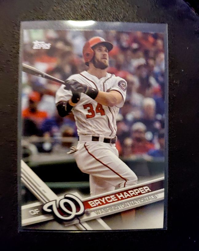2017 Topps #34 Bryce Harper Washington Nationals — front