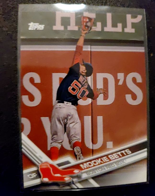 2017 Topps #161 Mookie Betts — front