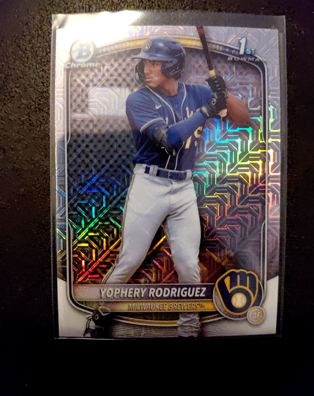 2025 Bowman Chrome #BCP-36 Yophery Rodriguez — front