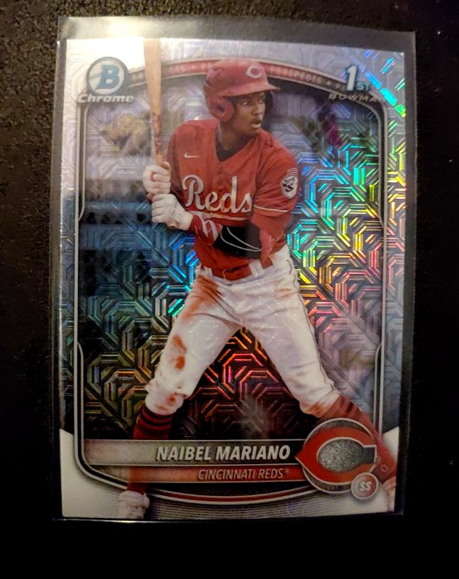 2025 Bowman Chrome #BCP-99 Naibel Mariano — front