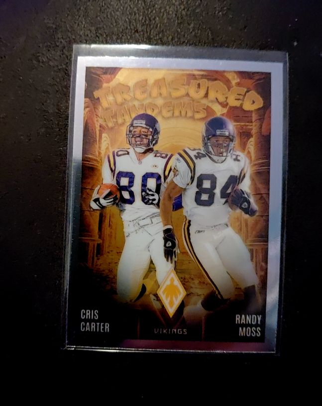 2024 Panini Phoenix #TT-MIN Cris Carter / Randy Moss Treasured Tandems — front