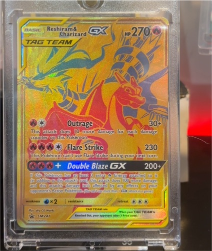 2021 Pokémon SM247 Reshiram & Charizard GX Tag Team — front
