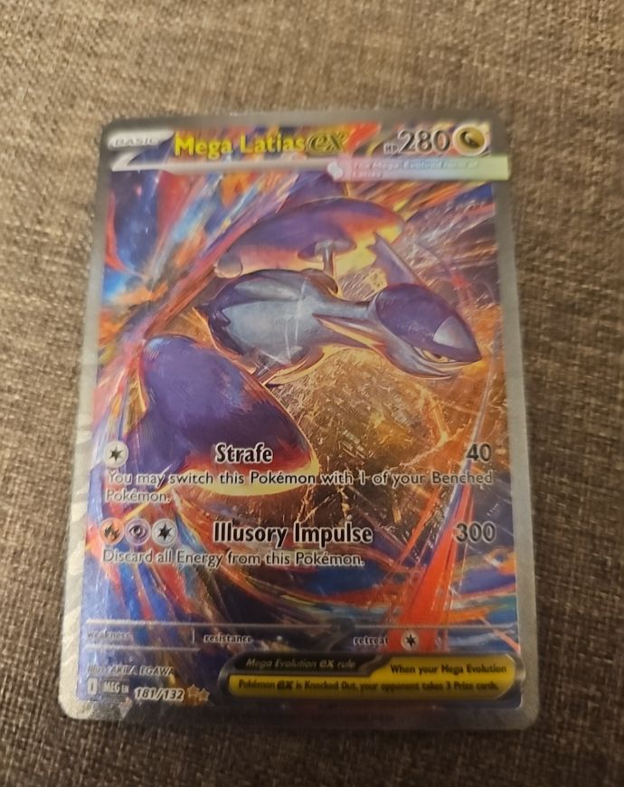Pokemon TCG Mega Latias EX 181/132 Mega Evolutions — front