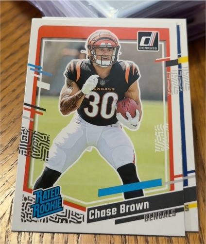 2023 Donruss #318 Chase Brown — front