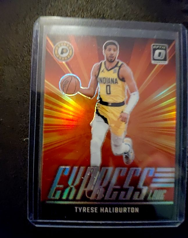 2024-25 Panini Donruss Optic #25 Tyrese Haliburton Express Lane — front