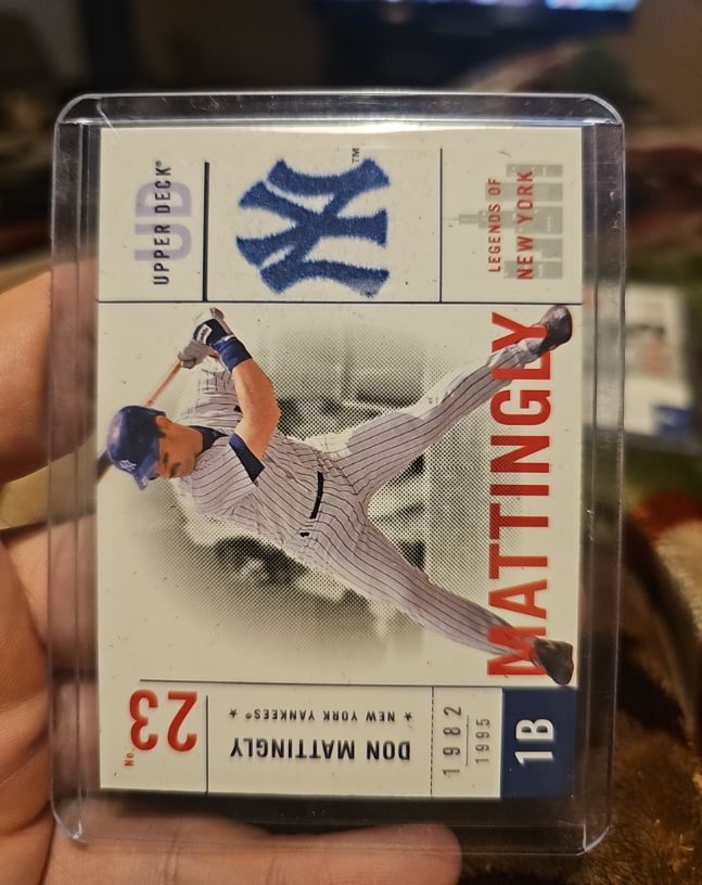 2001 Upper Deck Legends of New York #103 Don Mattingly — front