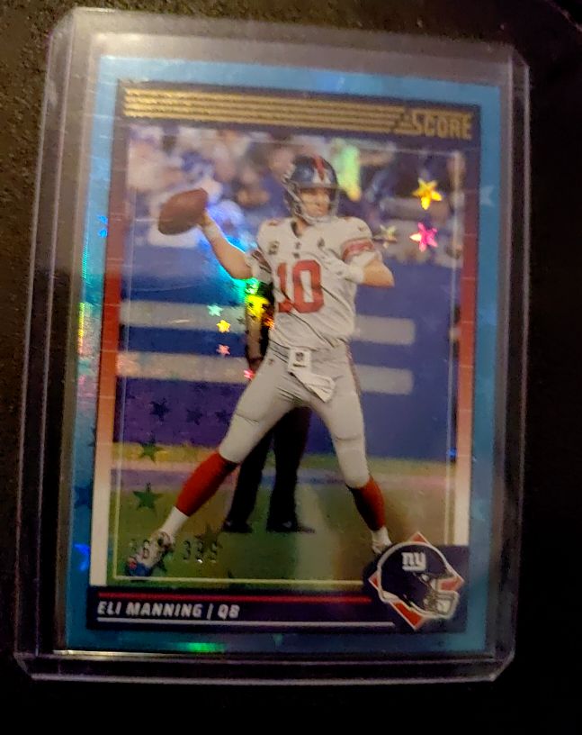 2024 Score Football #216 Eli Manning — front