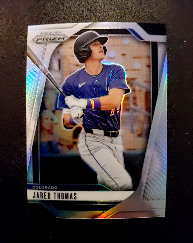 2025 Panini Prizm #12 Jared Thomas — front