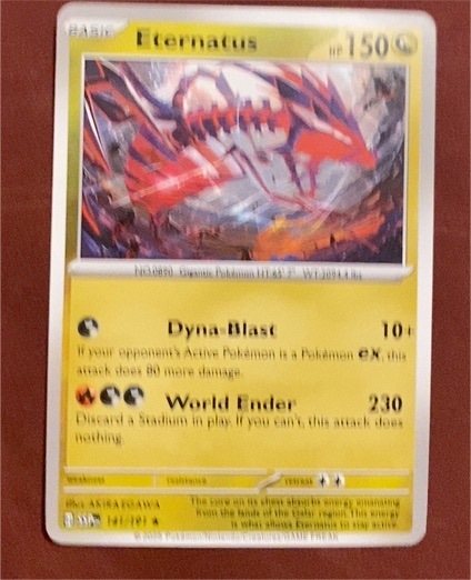 2024 Pokémon SV08: Surging Sparks #141 Eternatus — front