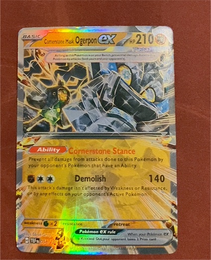 2024 Pokémon SV06: Twilight Masquerade #112 Cornerstone Mask Ogerpon ex — front
