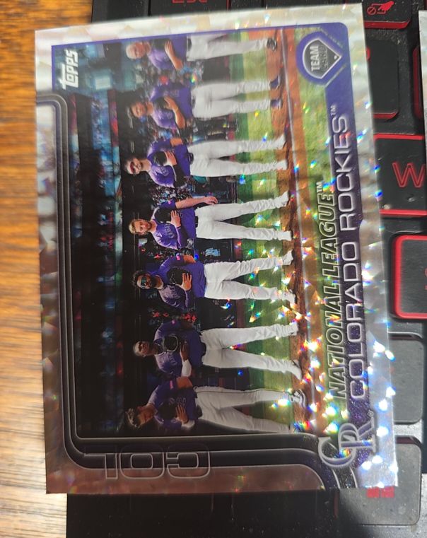 2025 Topps Series 2 #486 Colorado Rockies Team Card — front