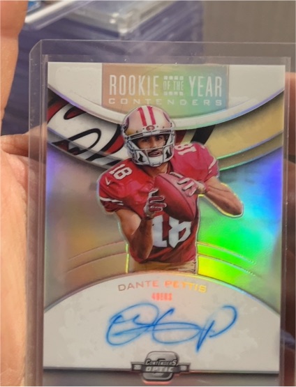 2018 Panini Contenders Optic Rookie of the Year #RYA-DP Dante Pettis — front