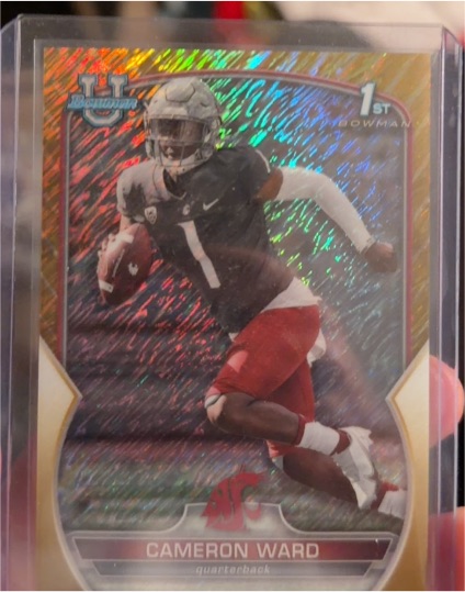 2022 Bowman University Chrome #34 Cameron Ward — front