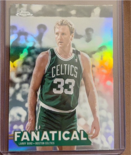 2025-26 Topps Chrome #FAN-17 Larry Bird — front