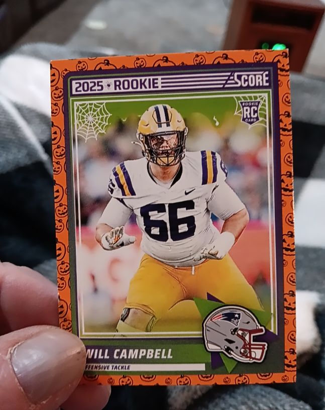 2025 Score A Treat #25 Will Campbell — front