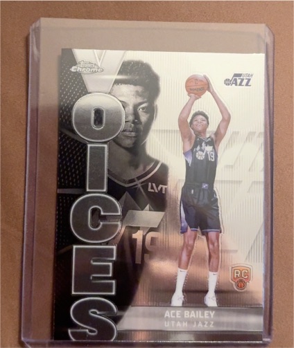 2025-26 Topps Chrome #VS-10 Ace Bailey Voices — front