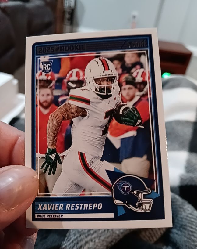 2025 Panini Score #6 Xavier Restrepo — front