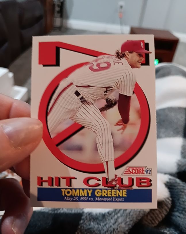 1992 Score #426 Tommy Greene — front