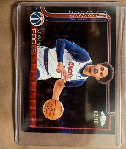 2025-26 Topps Chrome #207 Jordan Poole — front