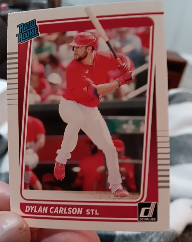 2021 Donruss #37 Dylan Carlson Rated Rookie — front