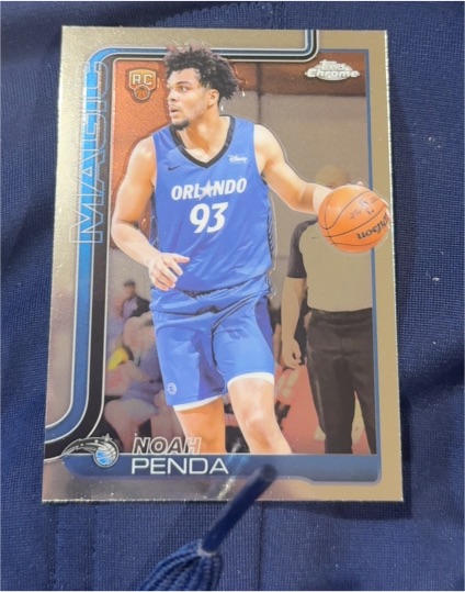 2025-26 Topps Chrome #282 Noah Penda — front