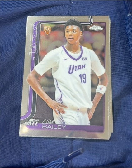 2025-26 Topps Chrome #255 Ace Bailey — front