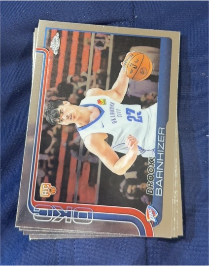 2025-26 Topps Chrome #295 Brooks Barnhizer — front